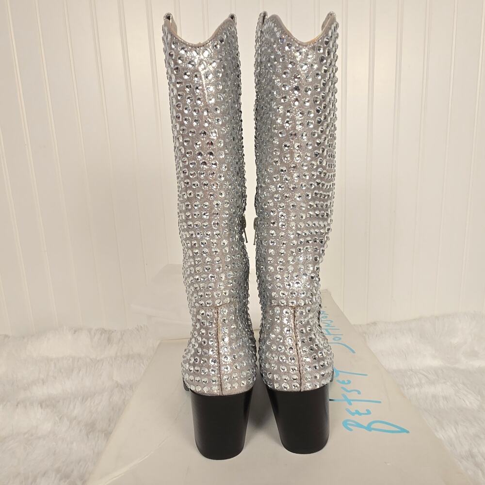 Women's Betsey Johnson Randy Western Cowboy Boots W8.5 - Picture 8 of 13